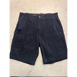 Active Flex Mens Black Stretch Waist Shorts W34 Cotton Blend Casual Comfort‎